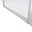 Porte de douche pivotante universelle à ajustement de 1 3/8 po avec finition en verre trempé de 1/4 po-123810729