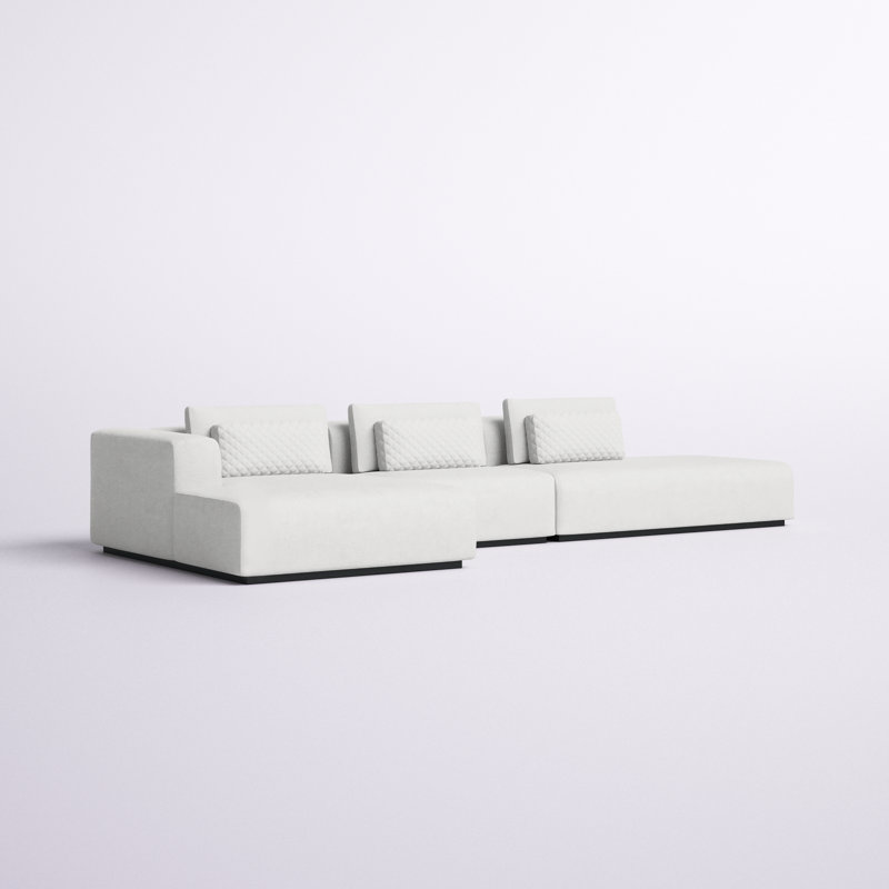 Canapé modulaire de coin de 124 po Ayton, Orienté à droite (vu de face), H 31 po x l 124 po x P 72 po