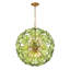 Luminaire suspendu en laiton vieilli 9 lumières Cailynne-227750258