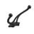 Wrought Iron Double Wall Mounted Robe Hook