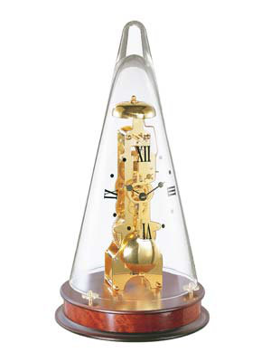 Mahogany Solid Wood Mechanical Tabletop Clock, Mahogany