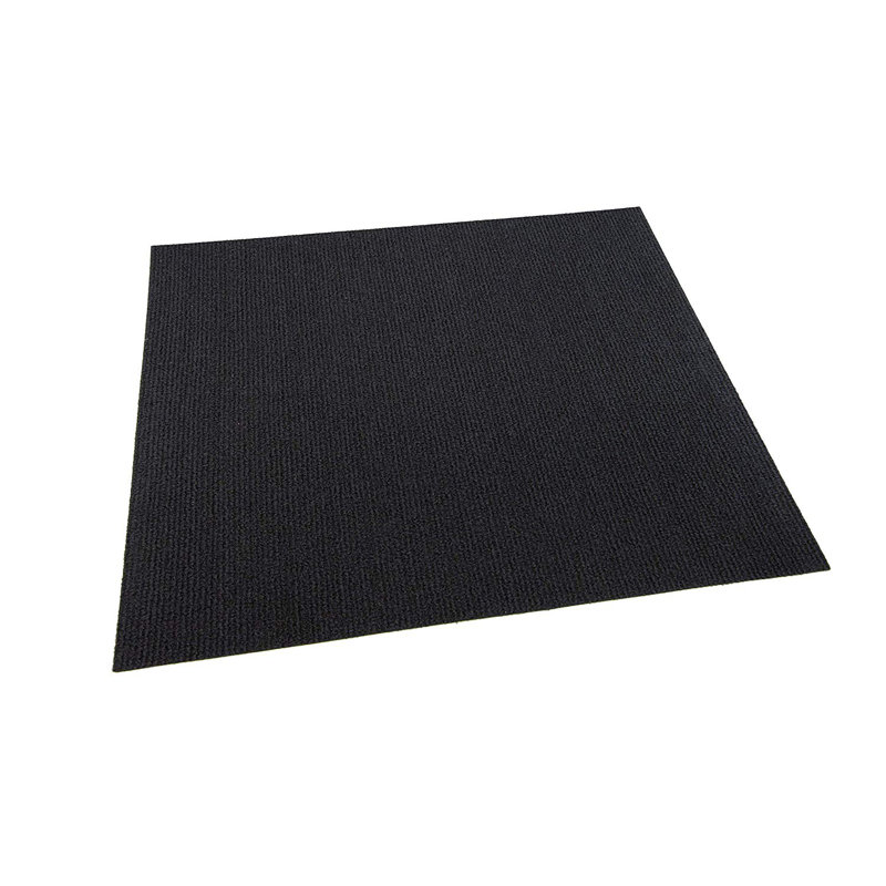 Carreau à tapis 18 po x 18 po, Noir