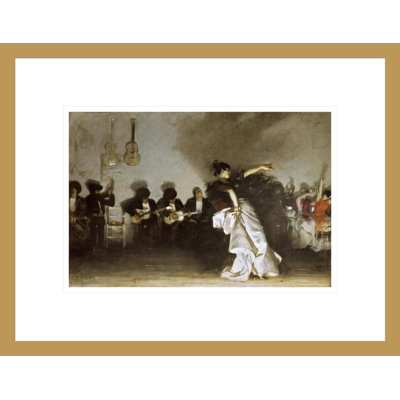 El Jaleo by John Singer Sargent -Framed Giclee Print
