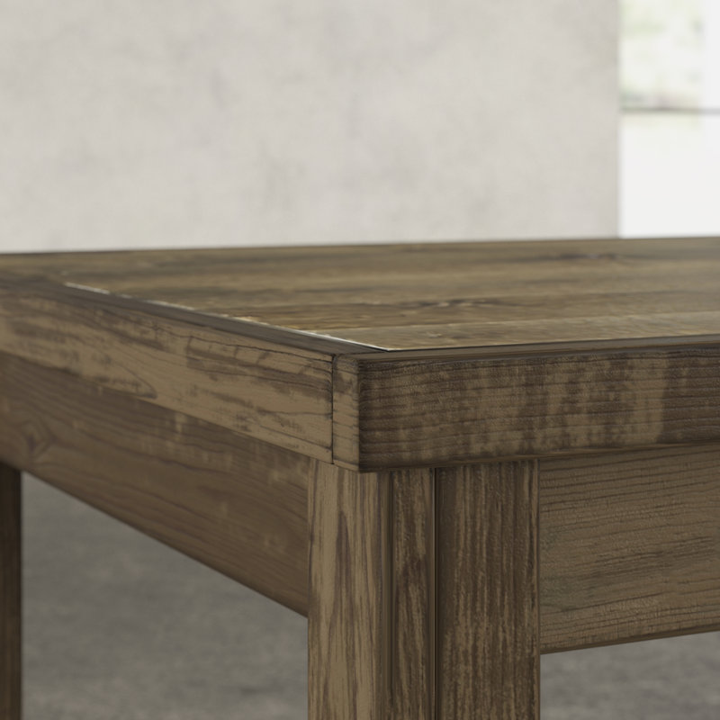 Columbia 48 inch Coffee Table, No Assembly Required, Barnwood Finish