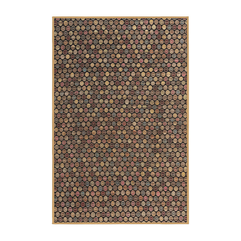 Tapis abstrait moderne 4847, Rectangle de 5 pi x 8 pi