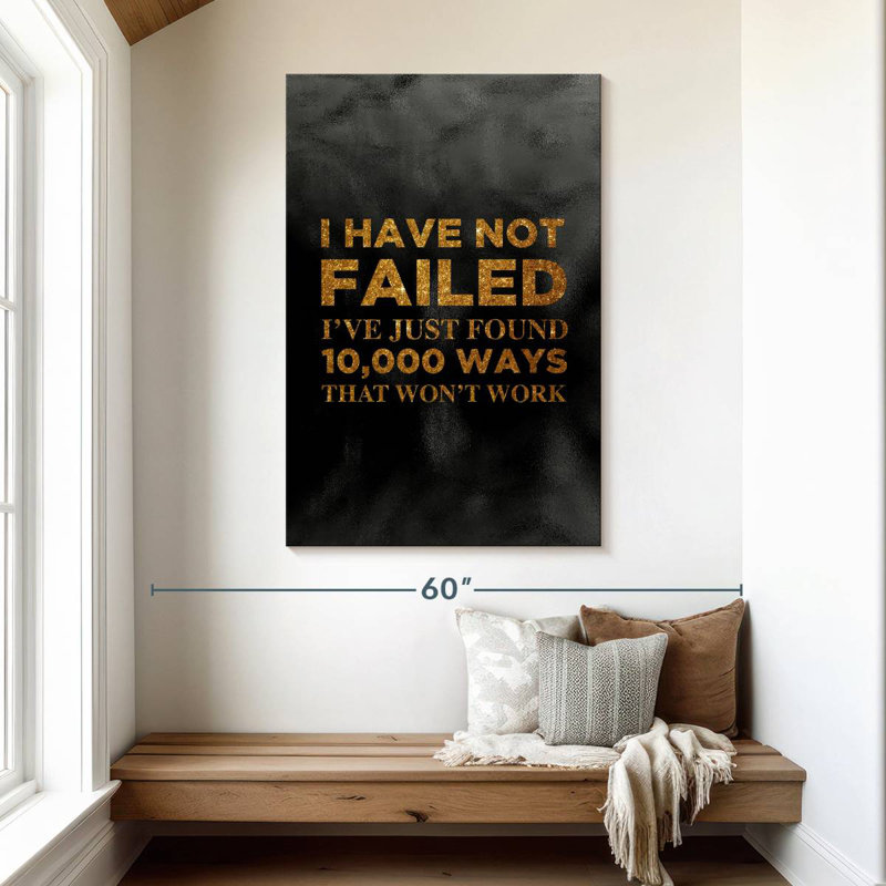 Tergel I Have Not Failed, 48" H x 32" W