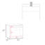 Bureau en mélamine avec rangement Estill-1705679781