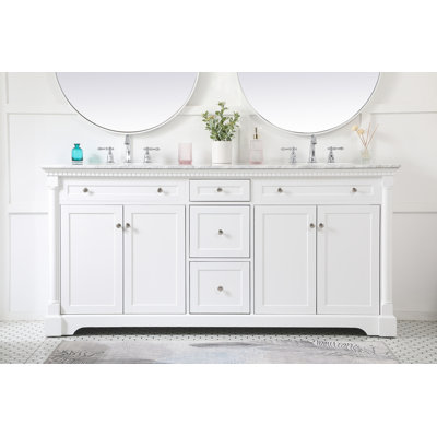 Ensemble de meuble-lavabo double 72 po