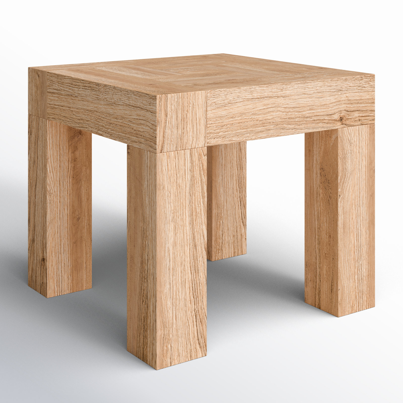 Adams 22" Oak End Table, Natural