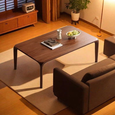 Black Walnut Rectangular Coffee Table
