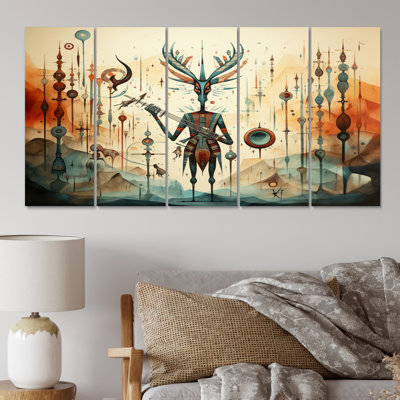 Native Art Kokopellis Melody II 5 pièces