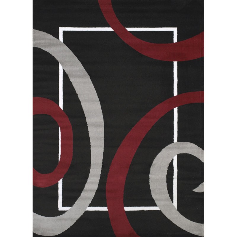 Gluck Abstract Indoor Rug, 5'3" x 7'6"