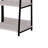 Vinda Wooden Bookshelf with 3 Open Compartments, Washed White and Black-740056112