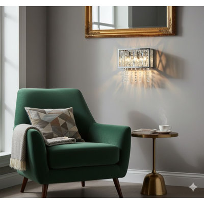 Applique murale en cristal 3 lumières Cox Modern
