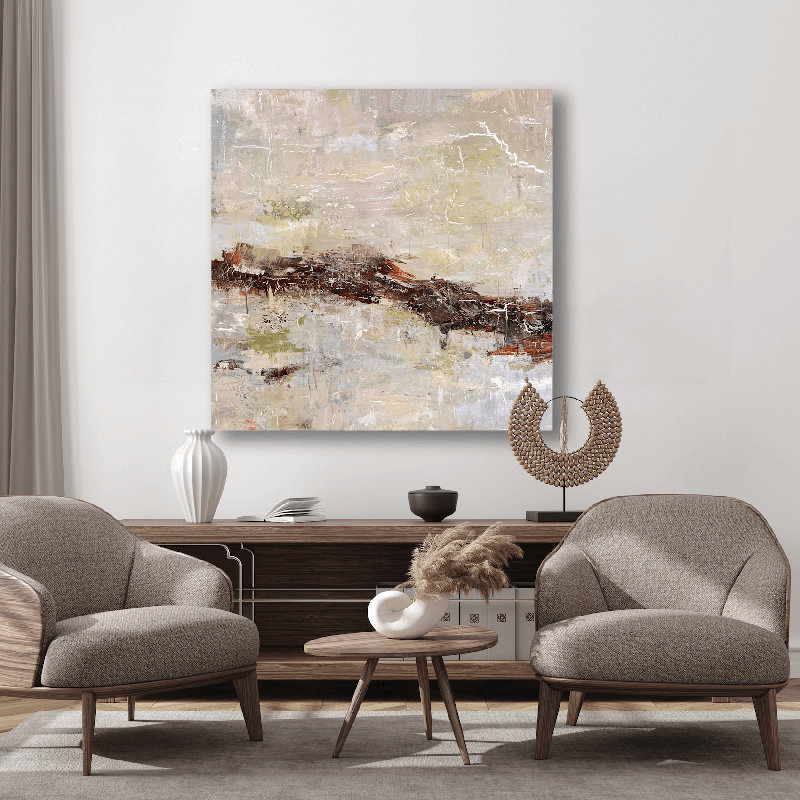Dunes - Artist Enhanced Canvas Print, 36" H x 36" W x 1.5" D, Unframed