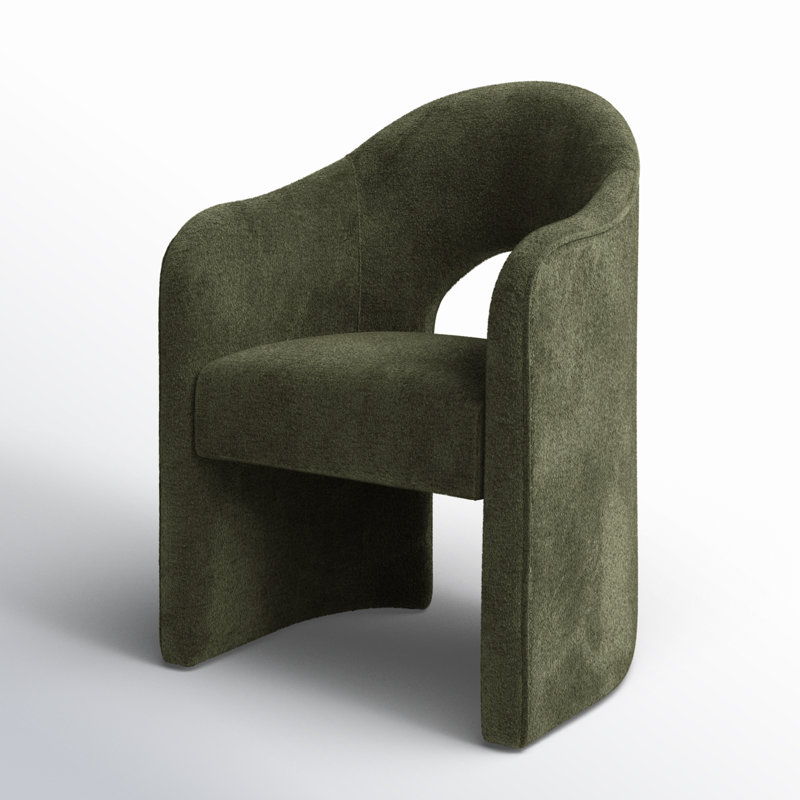 Anaya Upholstered Arm Chair, Bergen Olive