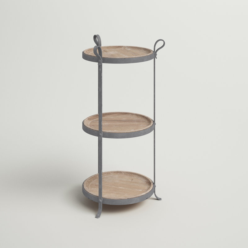 Holiman Solid Wood Tray Top End Table