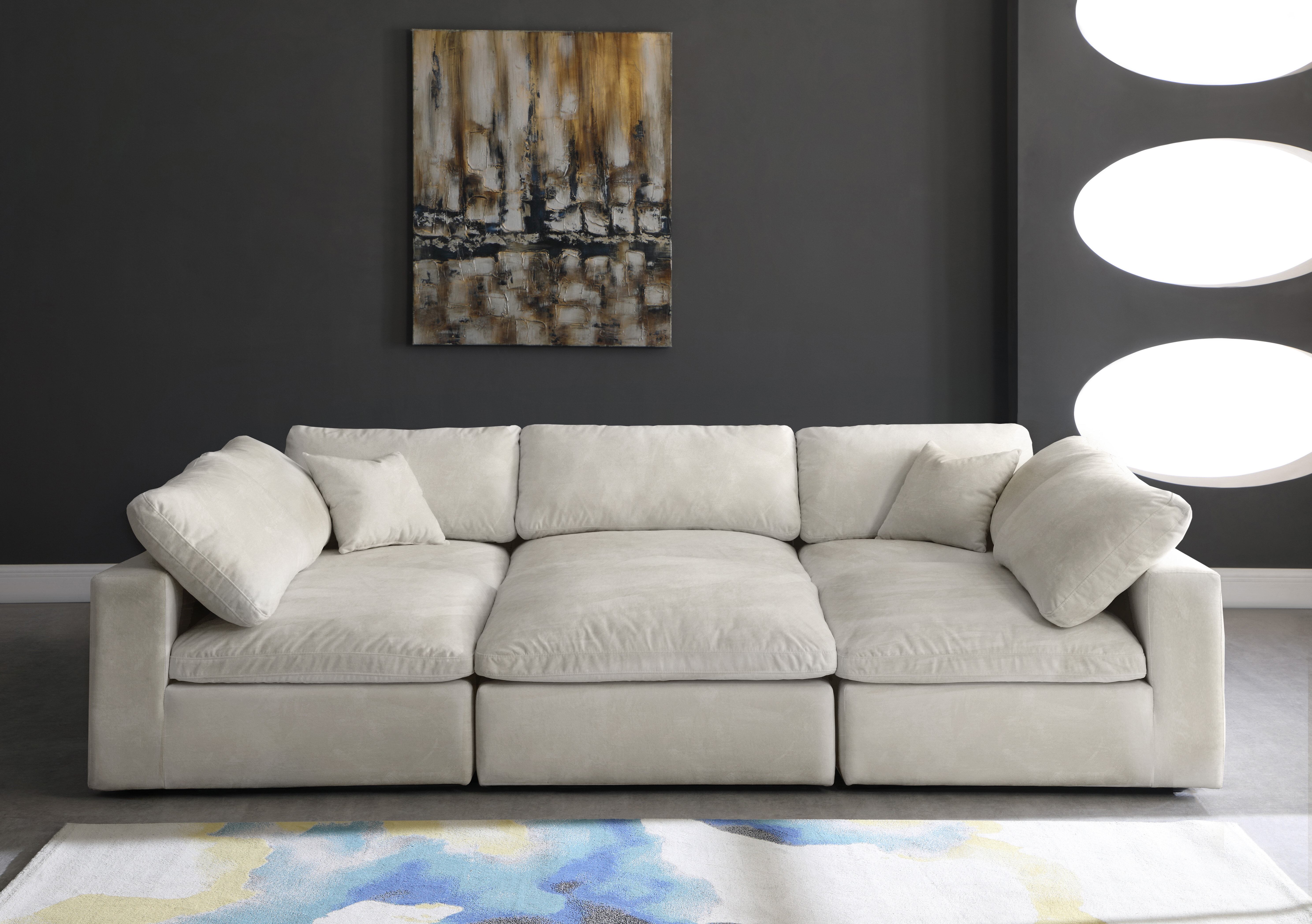 Velvet sectional deals wayfair