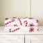 Joli lit mignon en flanelle de canne de bonbon rose en peluche, 30 po x 40 po