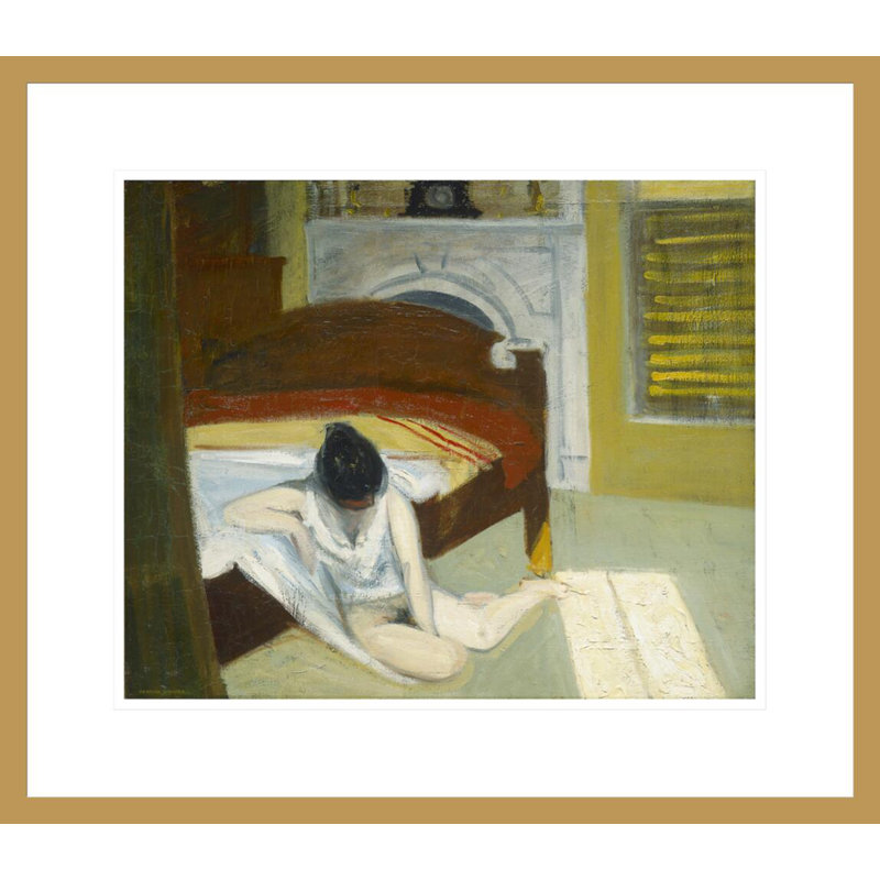 «Summer Interior» par Edward Hopper, Edward Hopper - impression giclée encadrée, H 17,75 po x l 20,35 po