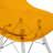 Culley Modern Acrylic Side Chair – Armless Transparent Accent Chair Lightweight Molded Plastic Seating for Dining Room, Kitchen, Vanity, Office, or Banquet-30733415-123385364