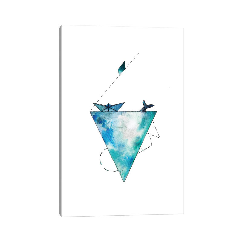 Boat 1 Piece Wrapped Canvas Wall Art, 20.32 cm H x 30.48 cm W
