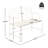 Outdoor Garden Bench-White-1070218990