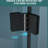 Shower Door With 32"W And 72"H, Matte Black, Stable Hinges Black Bi Door, X Smooth Closing Mechanism