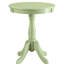 Table d'appoint ronde à base stable - Idéale pour la décoration intérieure des petits espaces.