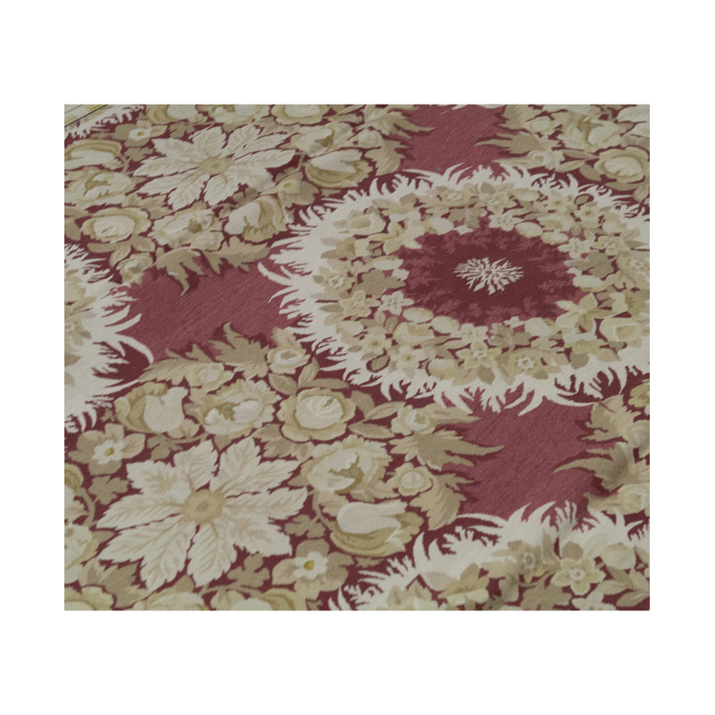 Hand-Knotted High-Quality Red and Beige Area Rug