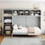 Lit escamotable mural avec armoires Murphy-760415280