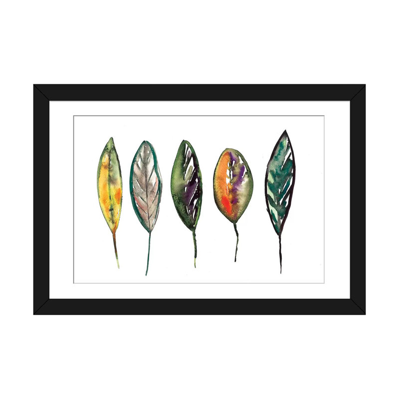 «Feathers», impression sur toile, Papier d'art encadré noir, Blanc, H 24 po x l 32 po x P 1 po