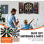 Dart Board Cabinet Set, Multiple Styles Ready-to-Play Bundle Official Size