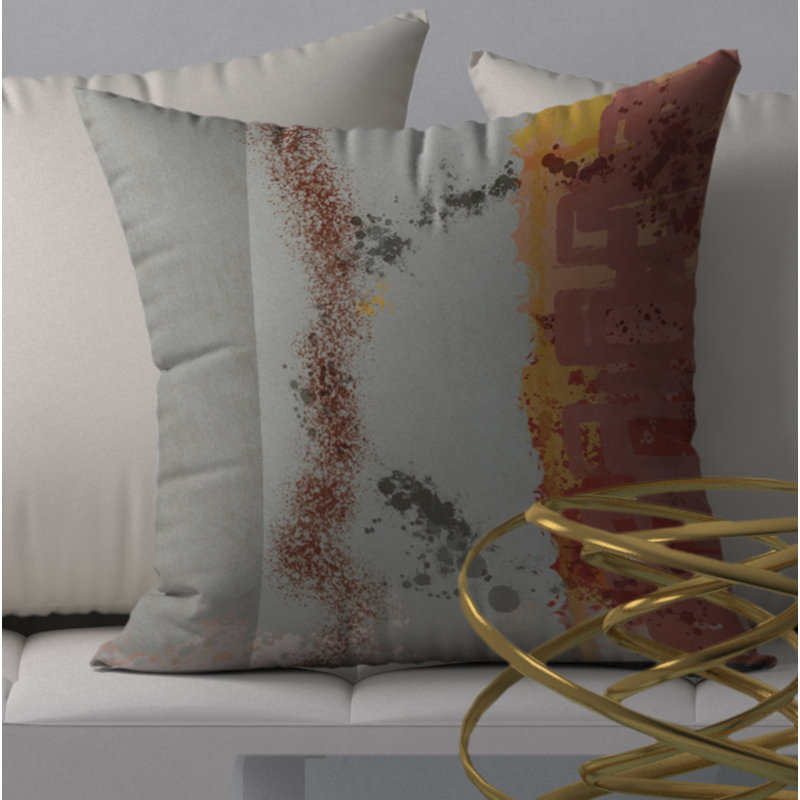 Reversible Throw Pillow, 24" x 24"