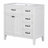 35.98 " W Free Standing Wall Mounted 1 Single Vanity Bathroom Vanity With Top-93568763