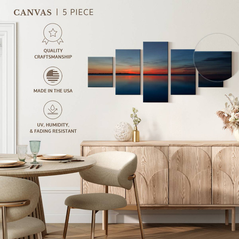 Dramatic Sea Sunset, 42" H x 92" W
