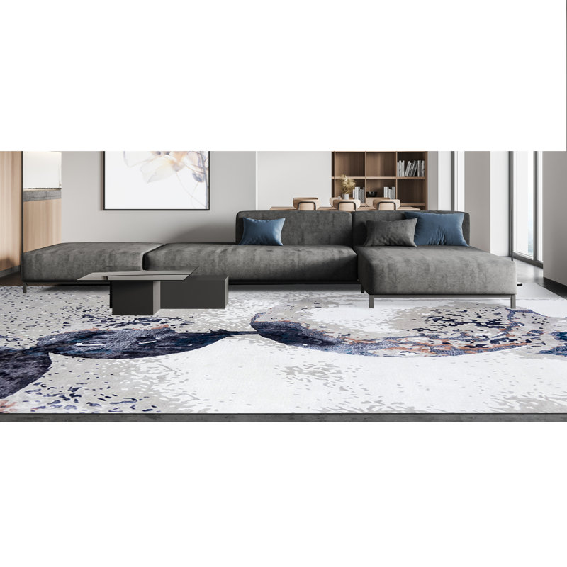 Abstract Area Rug, Rectangle 9' x 12'