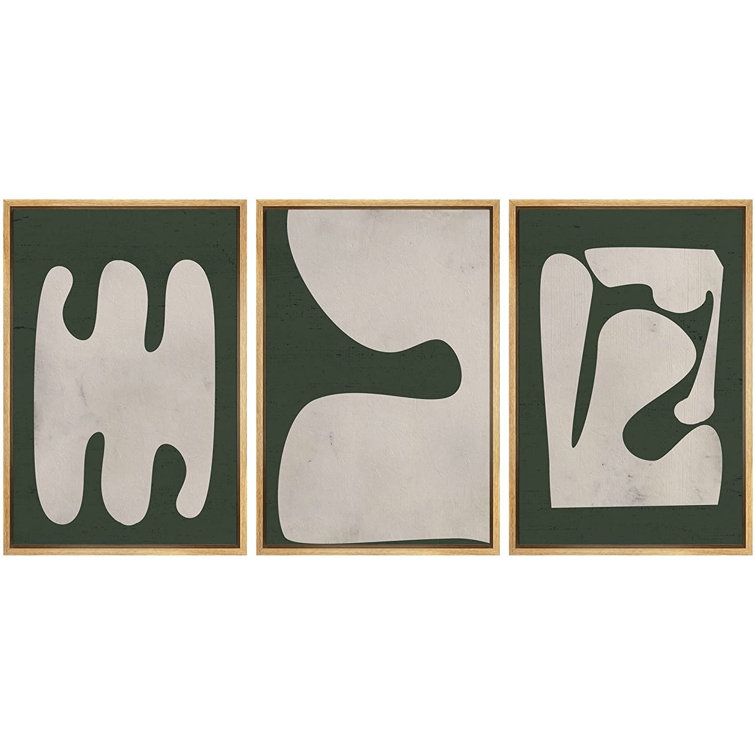 SIGNLEADER Framed Canvas Print Wall Art Set Geometric Indian Mandala  Polygon Pattern Abstract Shapes Illustrations Modern Art Minimalism  Decorative For Living Room, Bedroom, Office - 24X36X3 Black & Reviews -  Wayfair Canada