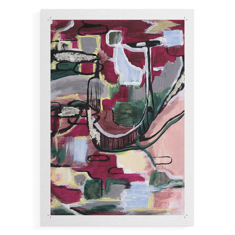 Plusieurs longueurs d'ondes II - Impression sur toile seulement - NON CADRE, H 36 po x l 24 po