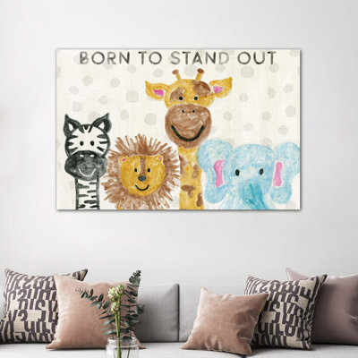 Born To Stand Out by Natalie Carpentieri - Wrapped Canvas Painting