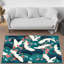 Élégant tapis non tissé à motif géométrique complexe, idéal pour un décor moderne ou un bureau-126123848