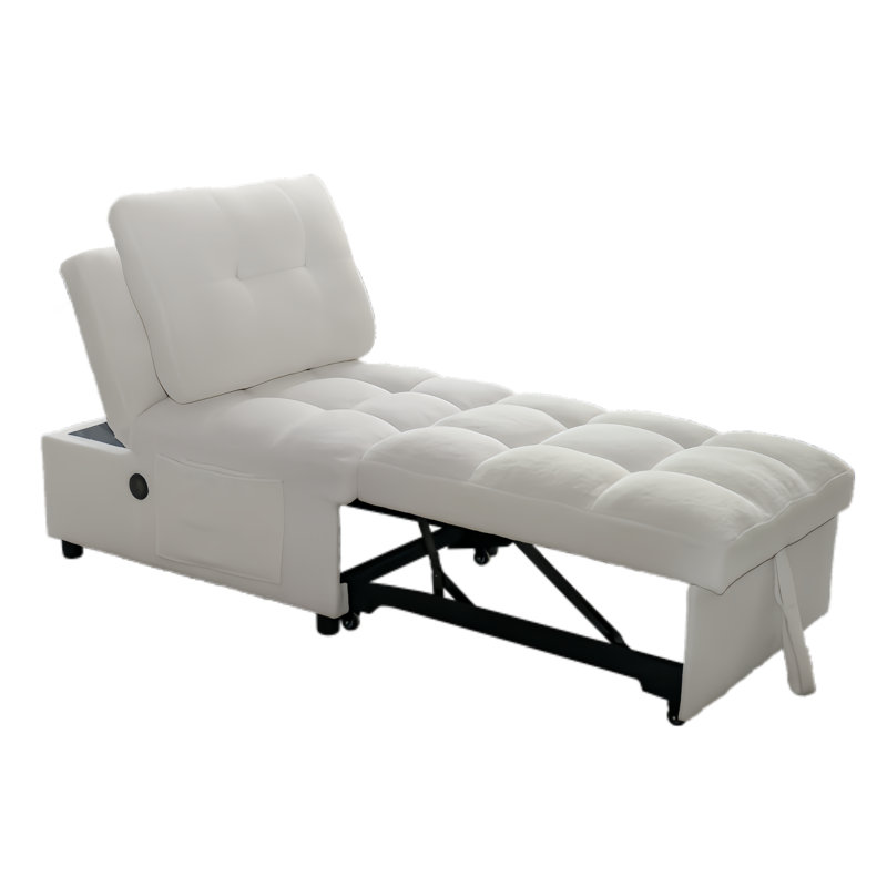 75" Modern Convertible Sleeper Sofa Bed with Adjustable Backrest