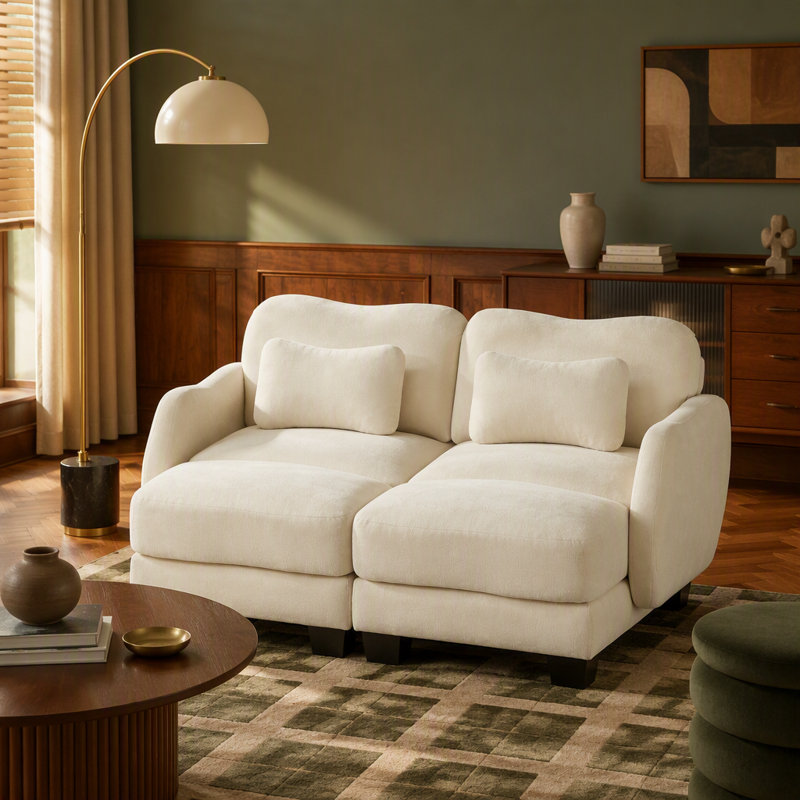 Canapé Chenille, Chenille beige