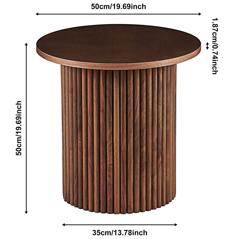 Ensemble de 2 tables basses rondes