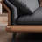 Italian style simple business reception sofa set
