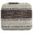 Grady 18"W Wool and Cotton Square Pouf-1811086377