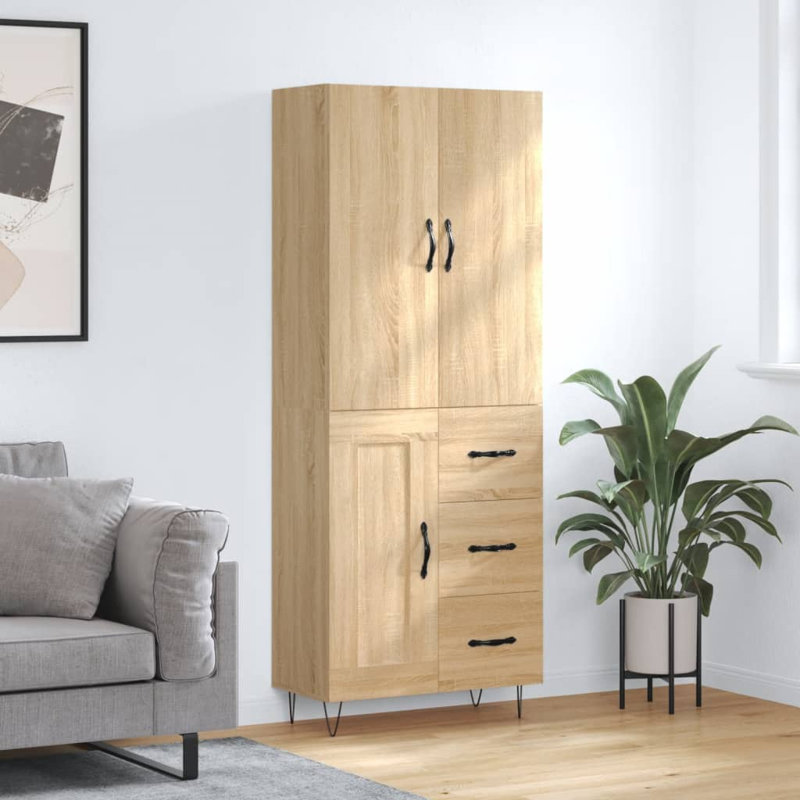 Williamsport 69.5cm Sideboard, Sonoma Oak