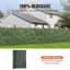 Clôture d'intimité Ivy, écran mural vert artificiel 96 x 72 po, clôture de lierre vert avec support en tissu maillé et joint renforcé, décoration de feuilles de vigne en fausses haies pour jardin extérieur, cour, balcon