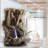 Quickep Outdoor Weather Resistant Cascade Fountain with Light