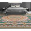 Hand-Knotted High-Quality Green and Green Area Rug